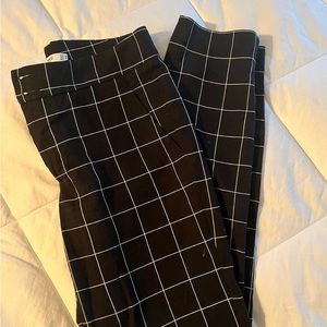 Mango plaid pants